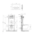 Set rezervor WC cu cadru Omnires StrongFrame si clapeta Minimal alb lucios picture - 4