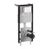 Set rezervor WC cu cadru Omnires StrongFrame si clapeta Minimal alb lucios picture - 1