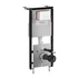 Set rezervor WC cu cadru Omnires StrongFrame si clapeta Minimal alb mat picture - 1