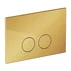 Set rezervor WC cu cadru Omnires StrongFrame si clapeta Minimal auriu lucios picture - 3