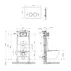 Set rezervor WC cu cadru Omnires StrongFrame si clapeta Minimal auriu lucios picture - 4
