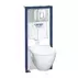 Set rezervor WC Grohe Solido 5 in 1 si clapeta crom Skate Cosmopolitan plus vas WC cu capac softclose picture - 1