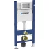 Set rezervor wc incastrat cu set fixare si clapeta negru mat Geberit Duofix Delta picture - 2