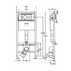 Set rezervor WC incastrat Viega Prevista cu set fixare si clapeta crom picture - 6