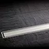 Set rigola pentru dus plus capac Kessel Linearis Compact 75 cm inox cu sita de par si clapeta multistop picture - 1