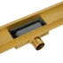 Set rigola dus plus capac Balneo Duplex Next finisaj auriu lucios - oglinda 80 cm picture - 4