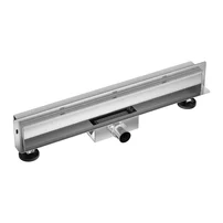 Set rigola dus plus capac Balneo W-Drain Next finisaj inox 80 cm scurgere la perete