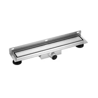 Set rigola dus plus capac Balneo Wall & Floor Next finisaj inox 50 cm
