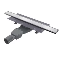 Set rigola dus plus capac Wirquin Aqua finisaj inox 60 cm
