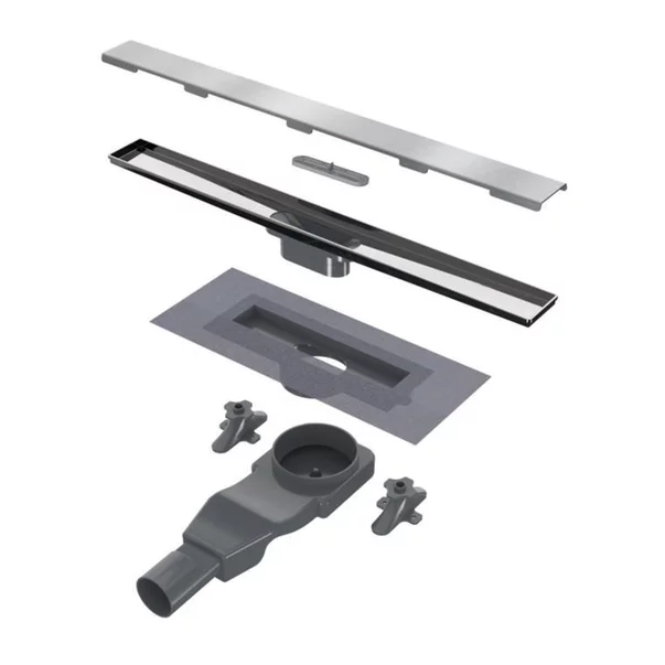 Set rigola dus plus capac Wirquin Aqua finisaj inox 60 cm picture - 3