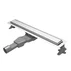 Set rigola dus plus capac Wirquin Flat Linear finisaj inox 40 cm picture - 1