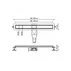 Set rigola dus plus capac Wirquin Linear finisaj bronz periat 60 cm picture - 4