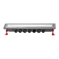 Set rigola dus plus capac Wirquin Venisio Expert finisaj inox 70 cm