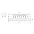 Set rigola dus plus capac Wirquin Venisio Mikado finisaj inox 70 cm picture - 5