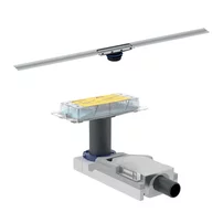 Set rigola pentru dus Geberit 65-90 mm plus capac CleanLine30 30-90 cm metal lucios
