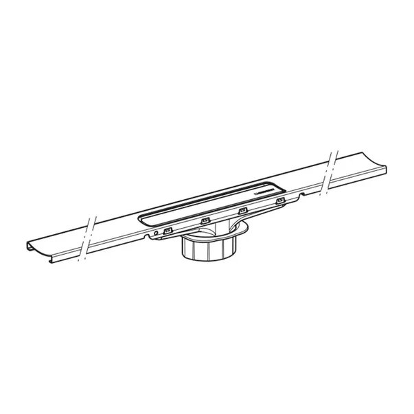 Set rigola pentru dus Geberit 90-220 mm plus capac CleanLine30 30-90 cm metal negru mat picture - 10