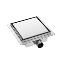 Set rigola pentru dus plus capac 20 cm Balneo SQ-Drain Next crom lucios