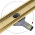 Set rigola pentru dus plus capac auriu periat Rea Neox Pro 60 cm picture - 2