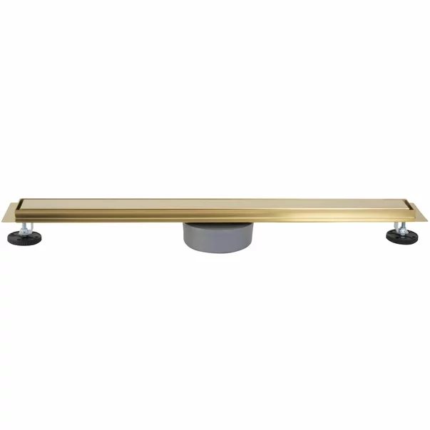 Set rigola pentru dus plus capac auriu periat Rea Neox Pro 60 cm