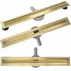 Set rigola pentru dus plus capac auriu Rea Neox Slim Pro 70 cm picture - 1