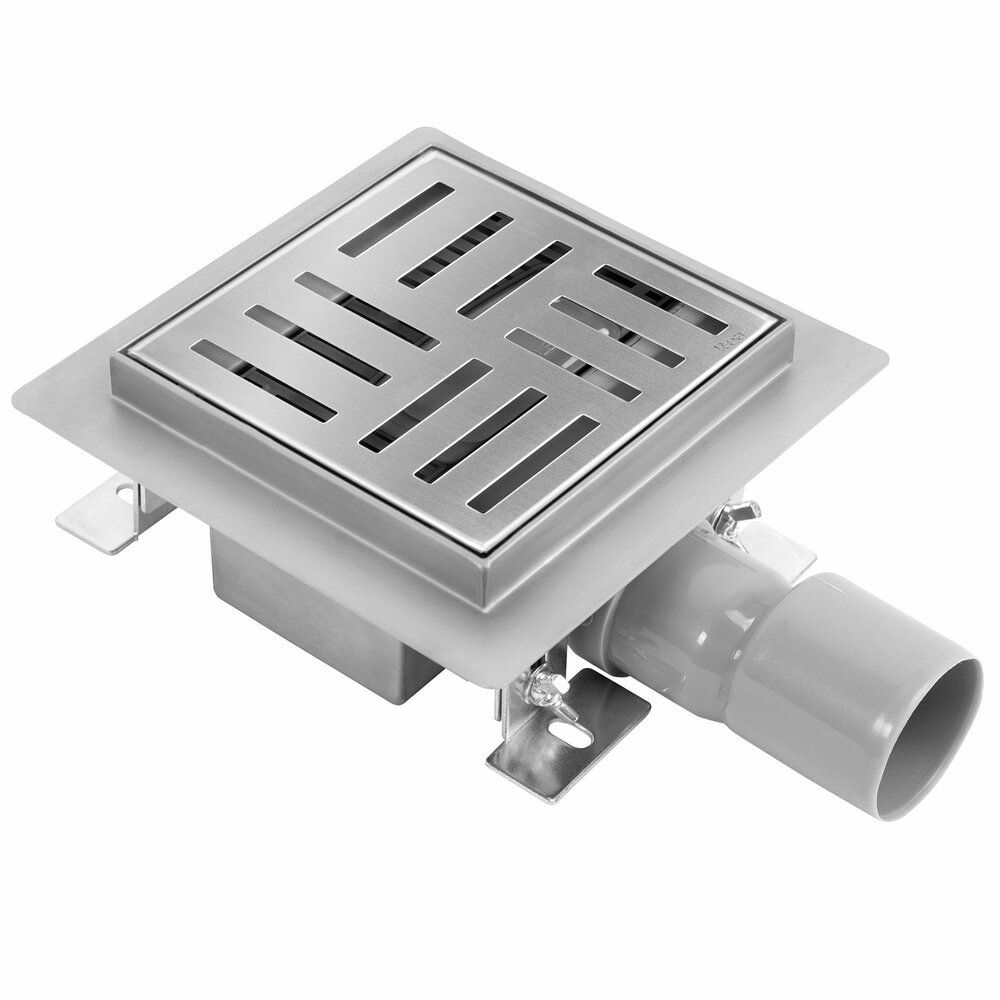 Set rigola pentru dus plus capac inox periat Rea Cross 15 cm