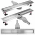 Set rigola pentru dus plus capac inox periat Rea Neox Superflow 60 cm picture - 1