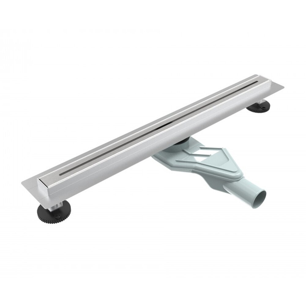 Set rigola pentru dus plus capac Inter Ceramic New Generation Slim 60 cm finisaj metal periat