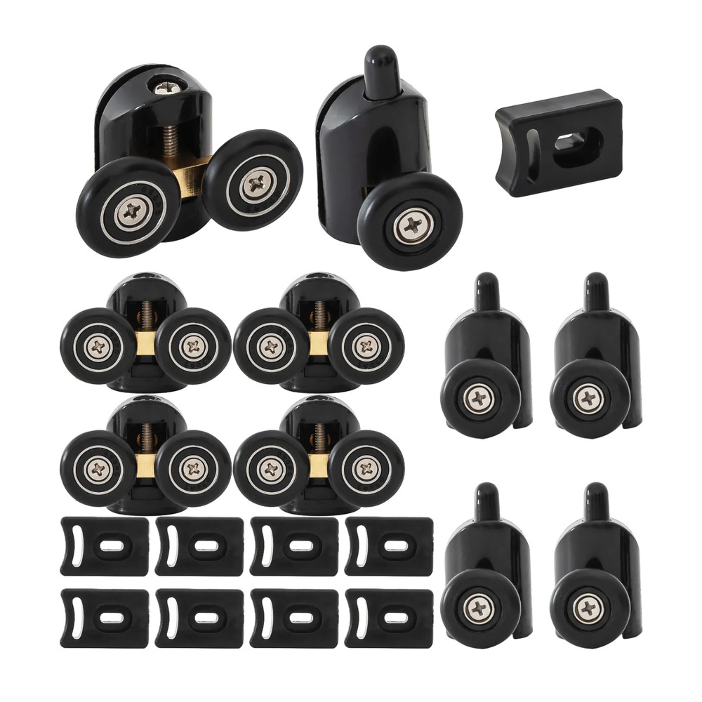 Set role universale Rea negru 4-6 mm