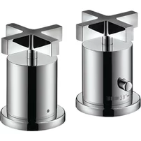 Set superior baterie termostatata pentru marginea cazii cu 2 orificii Hansgrohe Axor Citterio