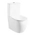 Set vas WC compact pe pardoseala Rune Gunvor Rimless alb cu rezervor si capac softclose picture - 1