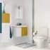 Set vas WC pe pardoseala 574 Cersanit Colour rezervor 010 si capac softclose alb picture - 1