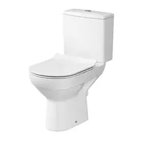 Set vas WC pe pardoseala 601 Cersanit City rezervor 010 si capac slim softclose alb