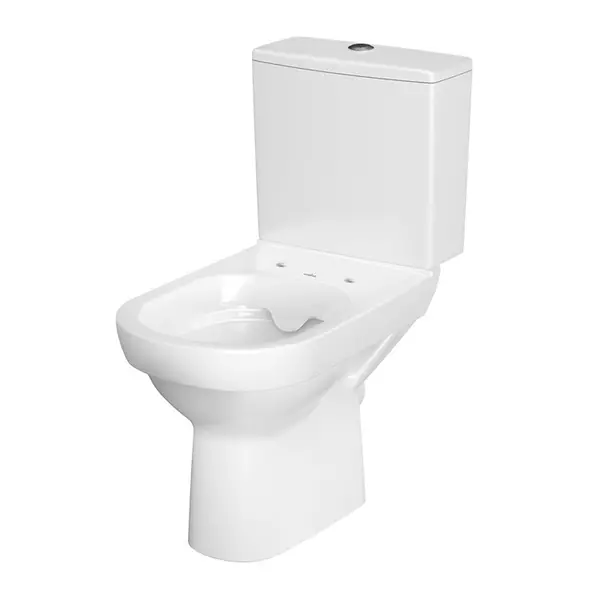 Set vas WC pe pardoseala 601 Cersanit City rezervor 010 si capac slim softclose alb picture - 2