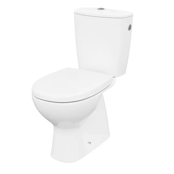 Set vas WC pe pardoseala 684 Cersanit Arteco rezervor 020 si capac softclose alb picture - 2