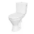 Set vas WC pe pardoseala 698 Cersanit Cersania II rezervor 010 si capac softclose alb picture - 1