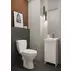 Set vas WC pe pardoseala 698 Cersanit Cersania II rezervor 010 si capac softclose alb picture - 3