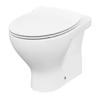 Set vas WC pe pardoseala A37 Cersanit Moduo si capac slim softclose alb