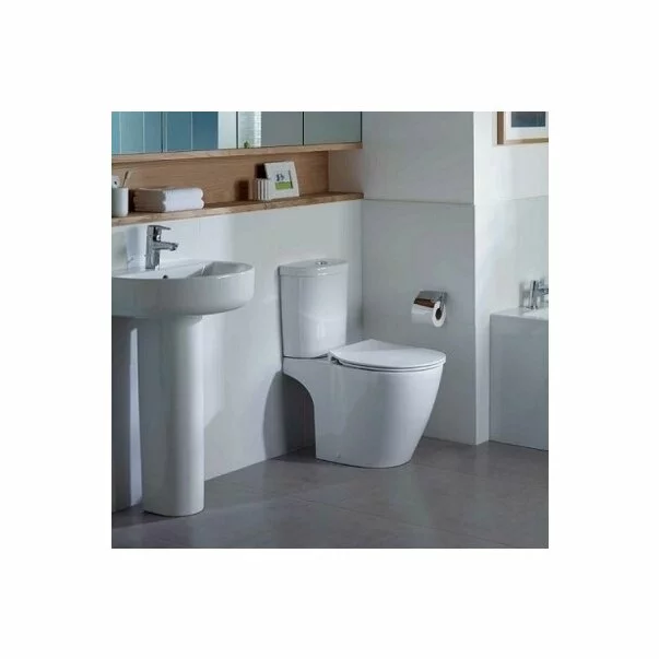 Set vas wc pe pardoseala capac slim softclose si rezervor Arc Ideal Standard Connect Aquablade picture - 8