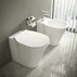 Set vas wc pe pardoseala BTW cu capac softclose slim si bideu Ideal Standard Connect Air Aquablade picture - 3