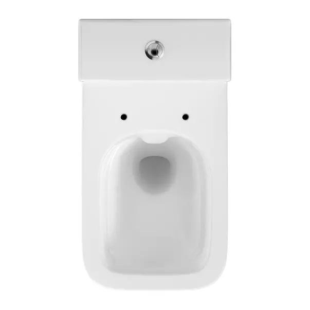 Set vas WC pe pardoseala Cersanit Crea back-to-wall cu capac slim softclose alb fara rezervor picture - 4