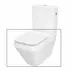 Set vas WC pe pardoseala Cersanit Crea back-to-wall cu capac slim softclose alb fara rezervor picture - 1