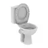 Set vas WC pe pardoseala cu functie bideu Ideal Standard Vidima rezervor 3/6 l si capac alb picture - 1