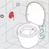 Set vas WC pe pardoseala cu functie bideu Ideal Standard Vidima rezervor 3/6 l si capac alb picture - 2