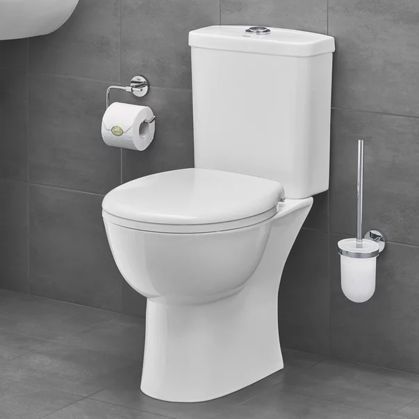 Set vas WC pe pardoseala Grohe Bau Ceramic Rimless cu rezervor asezat si capac softclose picture - 2