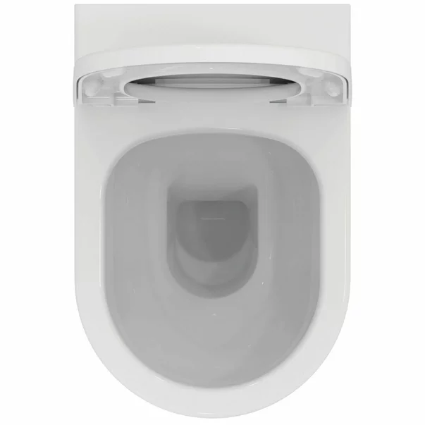 Set vas WC pe pardoseala Ideal Standard Ellisse BTW cu capac softclose alb si bideu picture - 4