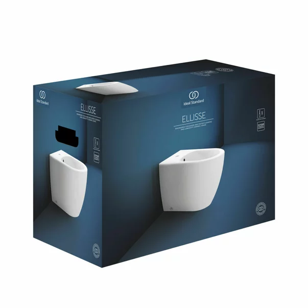 Set vas WC pe pardoseala Ideal Standard Ellisse BTW cu capac softclose alb si bideu picture - 14