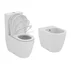 Set vas WC pe pardoseala Ideal Standard Ellisse BTW cu capac softclose alb si bideu picture - 2
