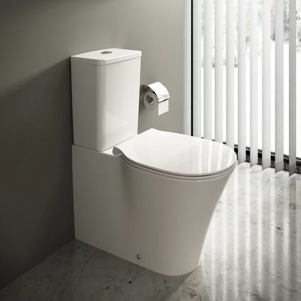 Set vas wc pe pardoseala BTW cu rezervor si capac softclose Ideal Standard Connect Air AquaBlade picture - 2