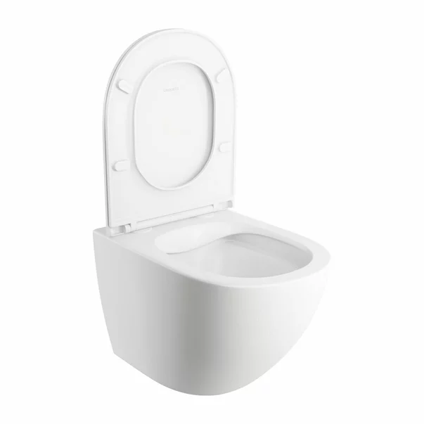 Set vas wc si bideu suspendat cu capac softclose Omnires Ottawa rimless picture - 3