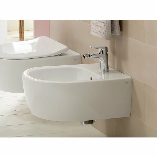 Set vas wc si bideu suspendat Villeroy&Boch Avento Direct Flush cu capac slim soft close picture - 1